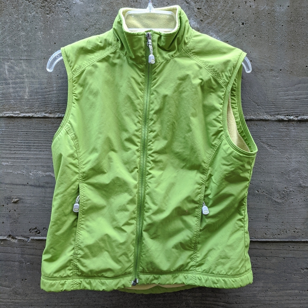 L.L. Bean fleece lined vest with pockets